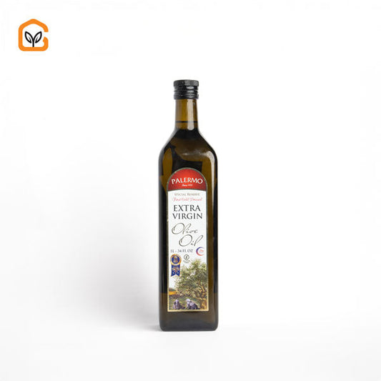 Palermo Extra Virgin Olive Oil In Dark Marasca Glass Bottle 1 Ltr.