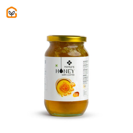 Honeyraj Mixed Flower Honey with Honeycomb 500gm