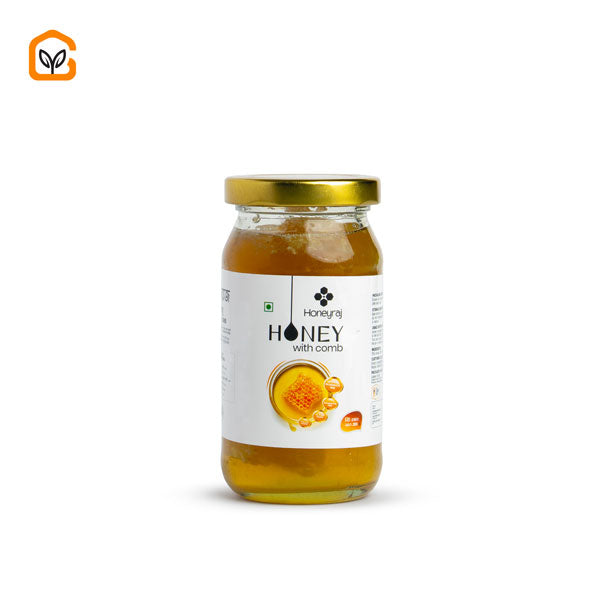 Honeyraj Mixed Flower Honey with Honeycomb 250g